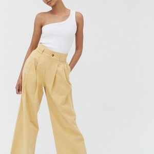 UO Tan Wide-Leg Pants